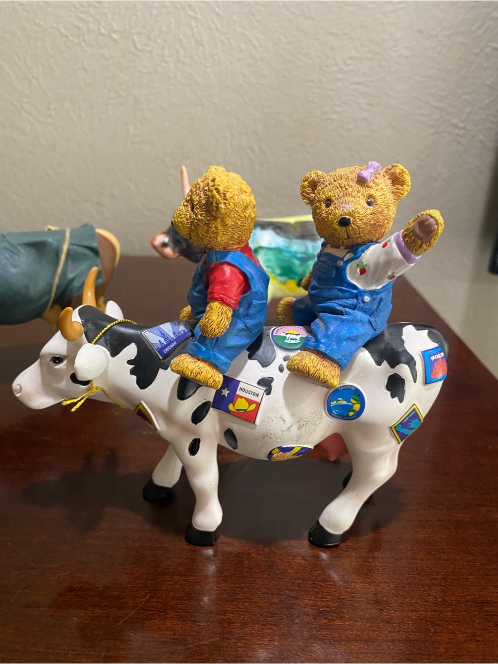 Set of 4, Cow Parade Cow Figurines, (All Discontinued) Hand Painted - Picture 5 of 10